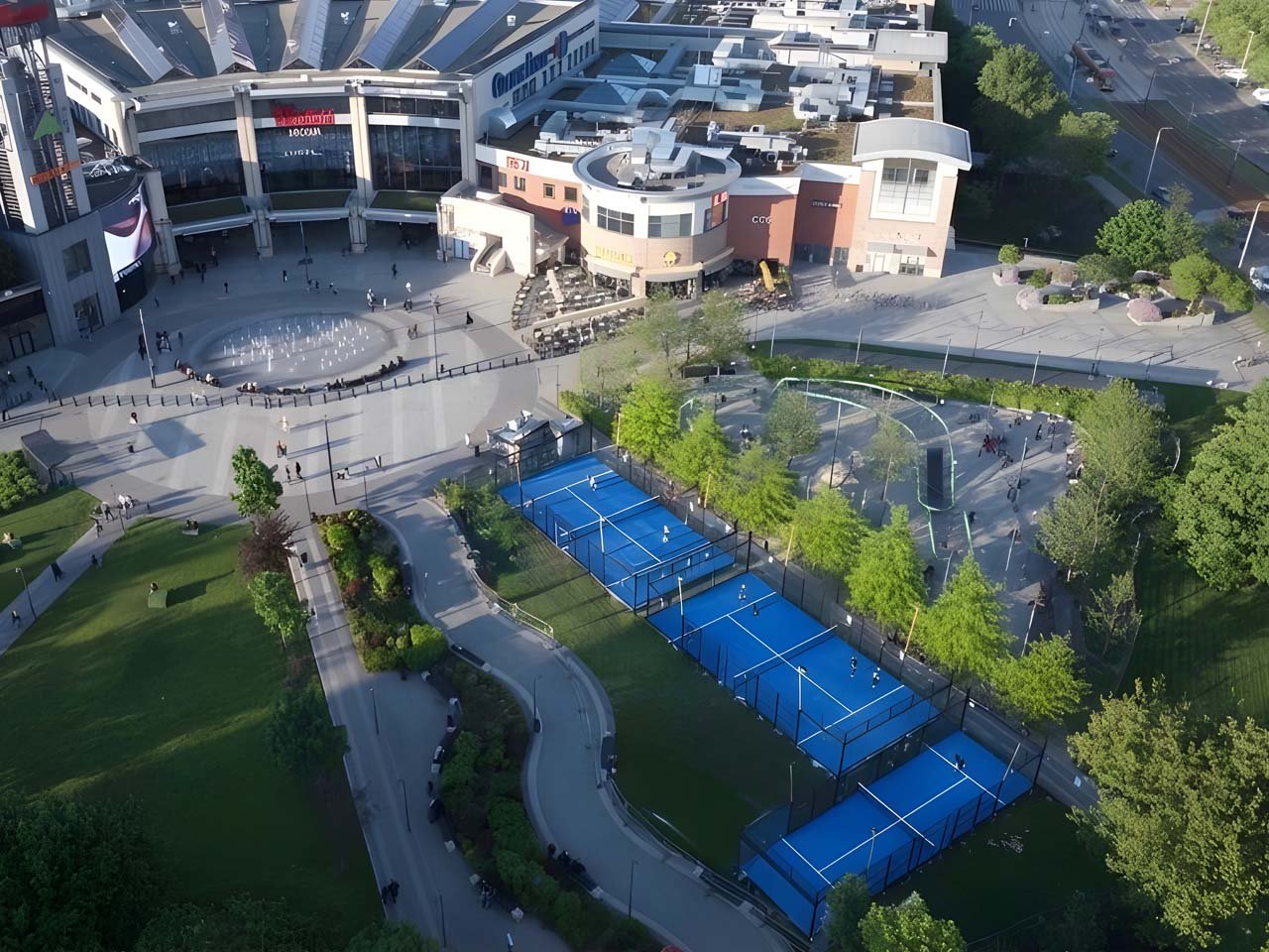 Pistas de pádel — PadelCity Westfield Arkadia