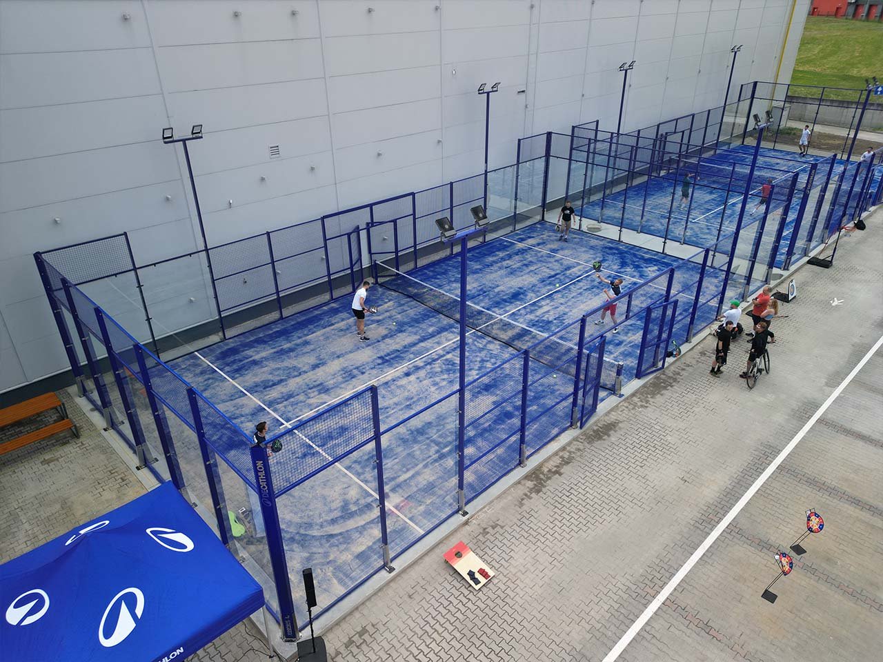 Padel courts — Decathlon Bielany Wrocławskie