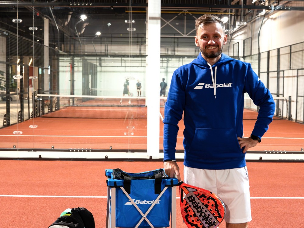 Widok kortów do padla w Side Padel Club Radom