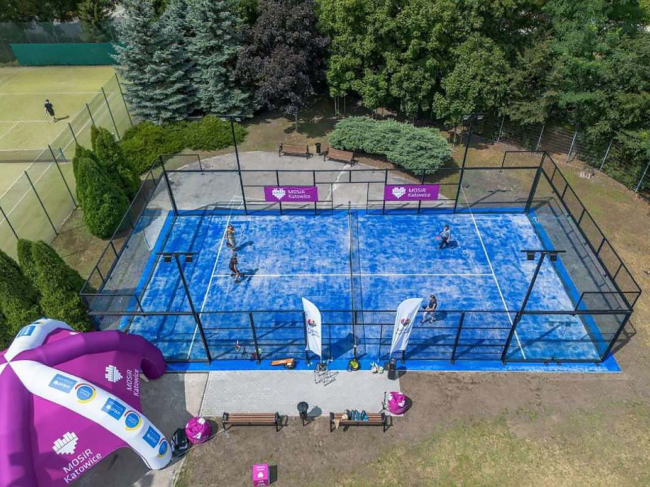 Korty do padla — MOSIR Katowice